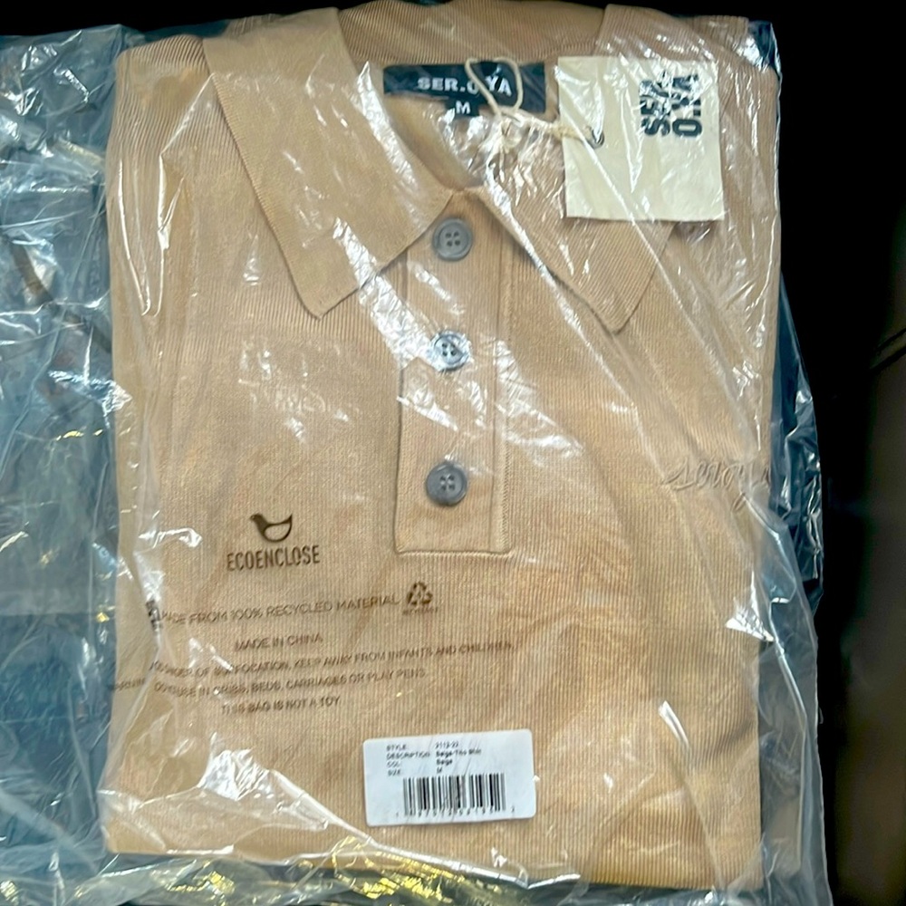 Ser.o.ya Tico Shirt Men’s Medium Beige